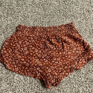 Aeropostale Floral Flowy Shorts